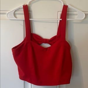 Red crop Top!